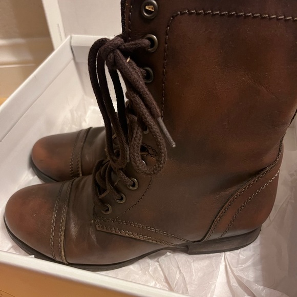 TROOPA BROWN LEATHER BOOT - Picture 4 of 5